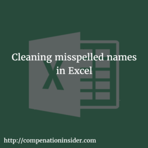 Cleaning misspelled names in Excel