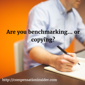 Are you benchmarking… or copying