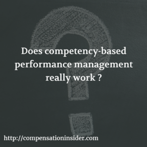 Does competency-based performance management really work