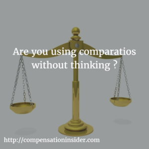 Are you using comparatios without thinking
